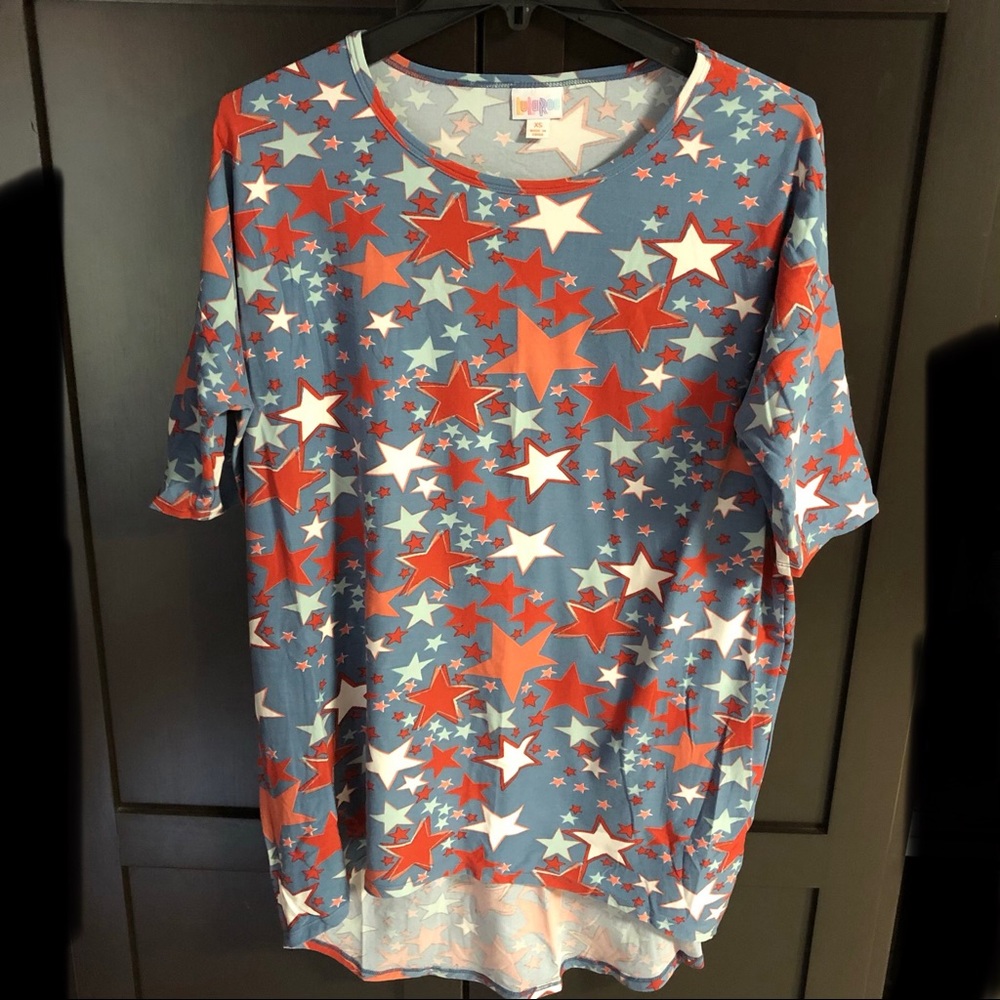 Lularoe Irma tunic- Americana collection